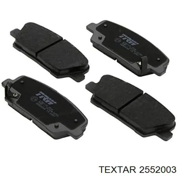 Купити 2552003 Textar Задні колодки