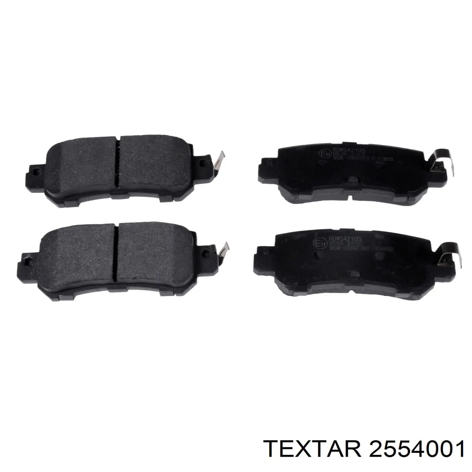 Задні гальмівні колодки Textar 2554001 ціна, від 22.76 USD