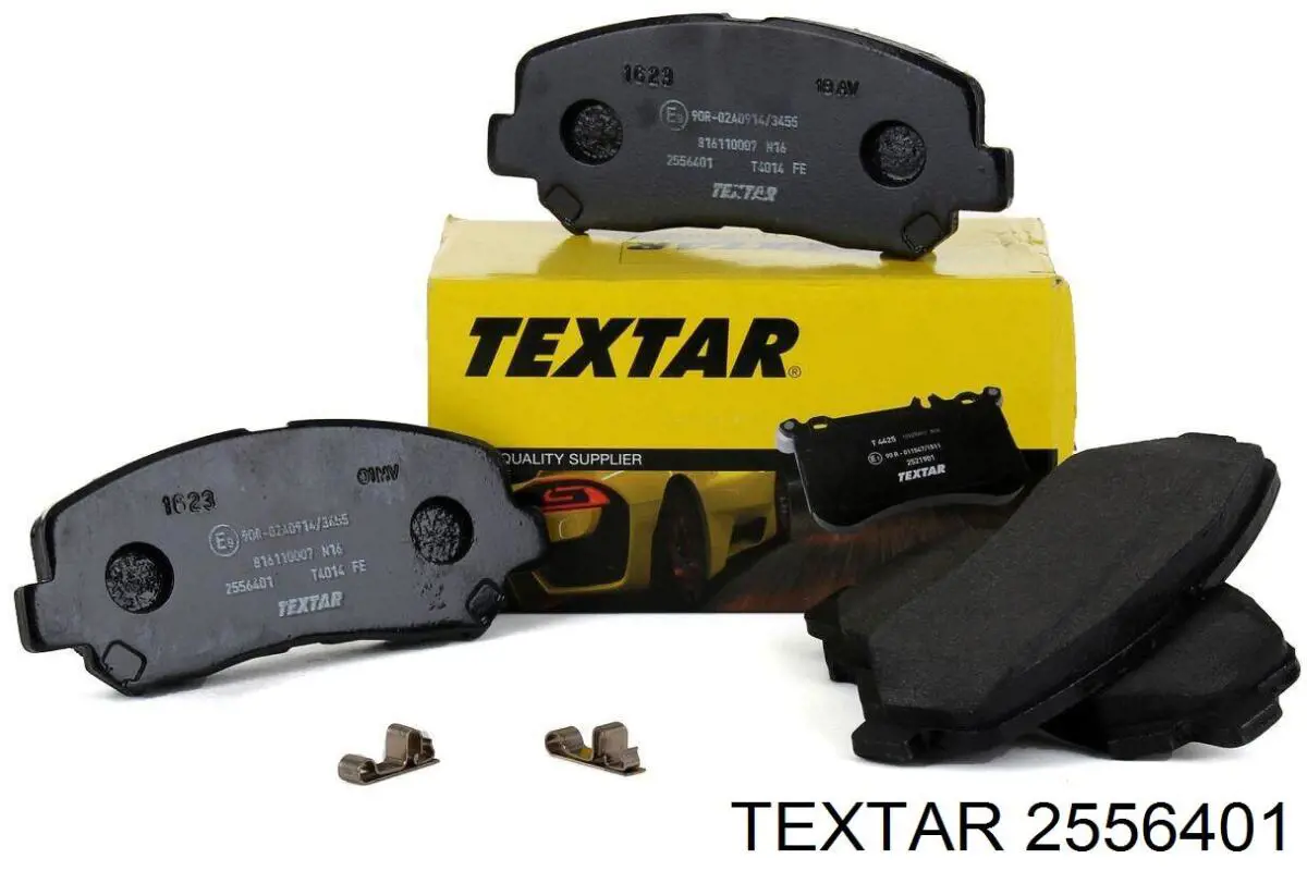 2556401 Textar колодки гальмівні передні, дискові