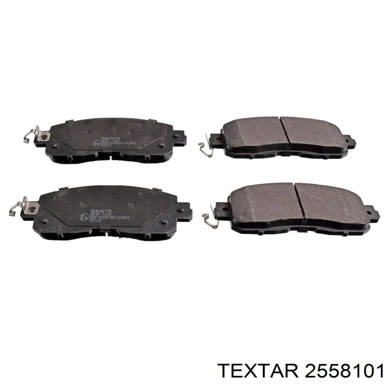 Гальмівні колодки Textar 2558101 ціна, від 27.31 USD