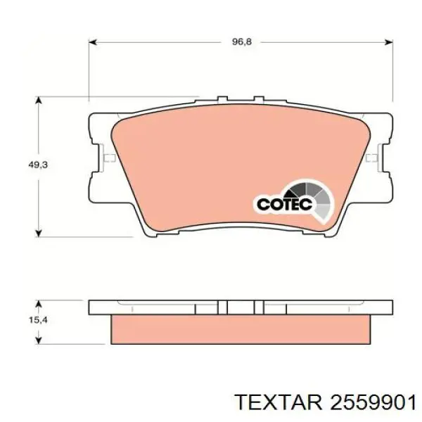 Купити 446606080 Toyota Задні колодки