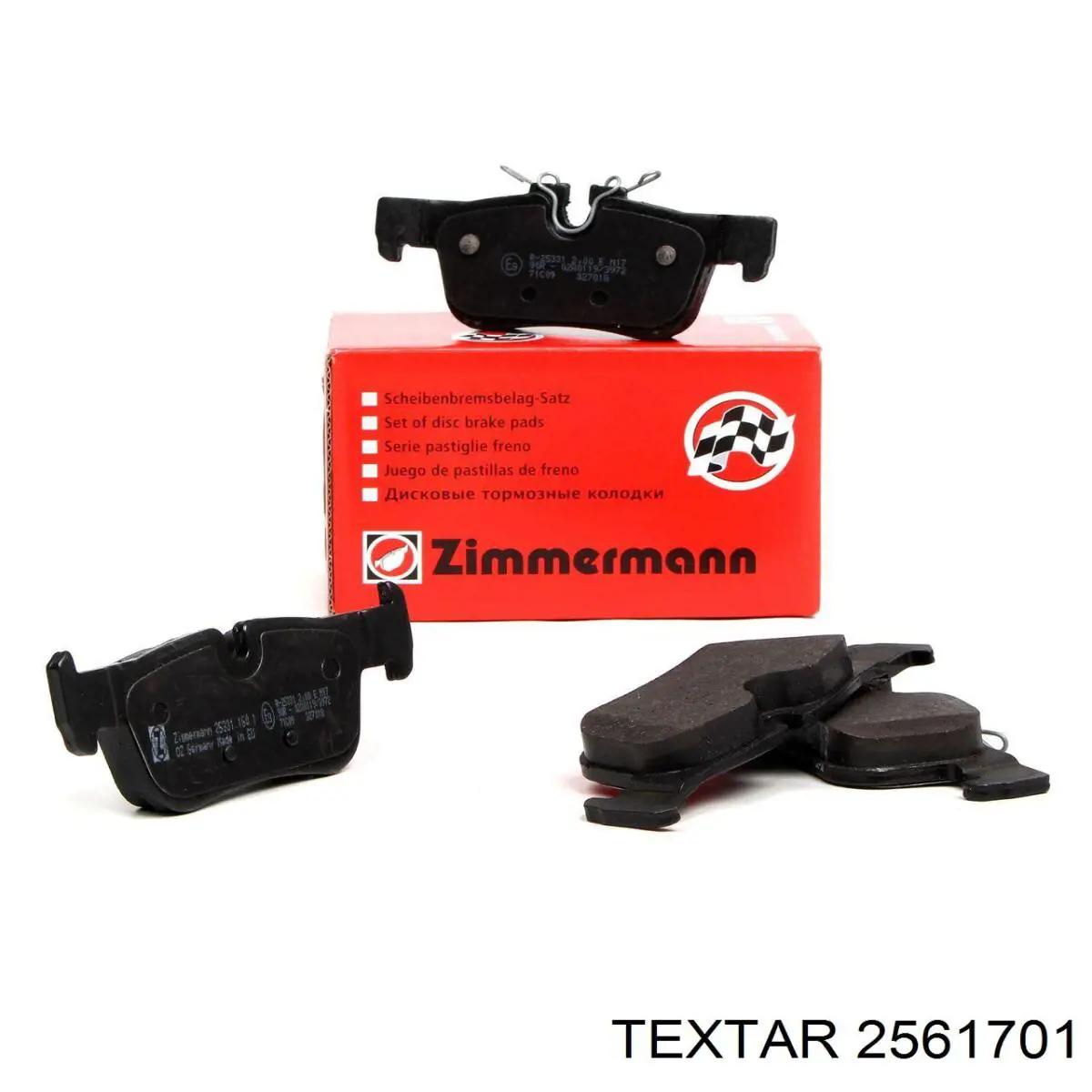 Тормозні колодки Textar 2561701