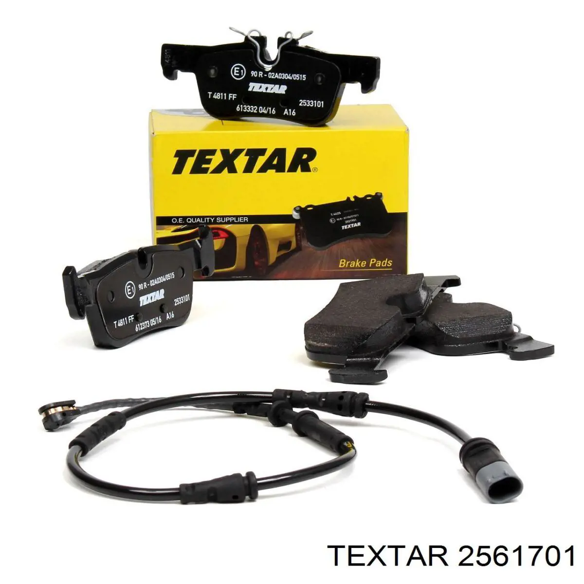 Купити 2561701 Textar Колодки гальмівні передні, дискові