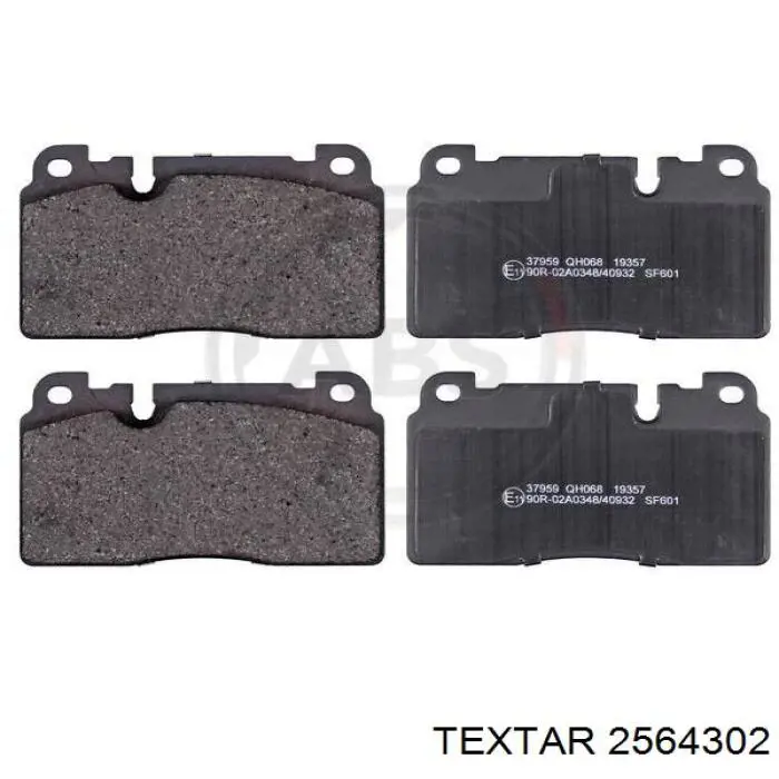 Купити 2564302 Textar Колодки гальмівні передні, дискові