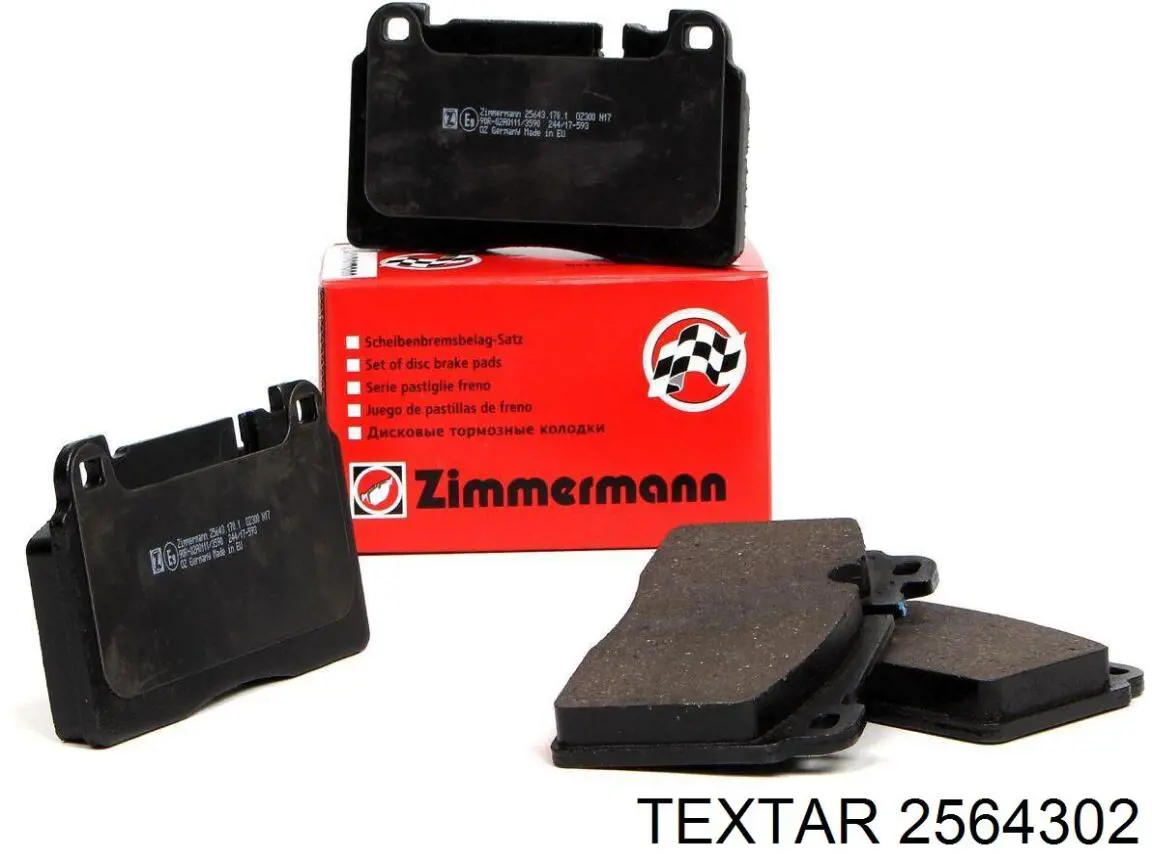 Тормозні колодки Textar 2564302