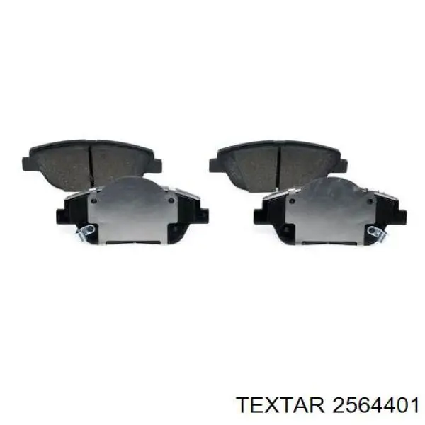 2564401 Textar Передні гальмівні колодки