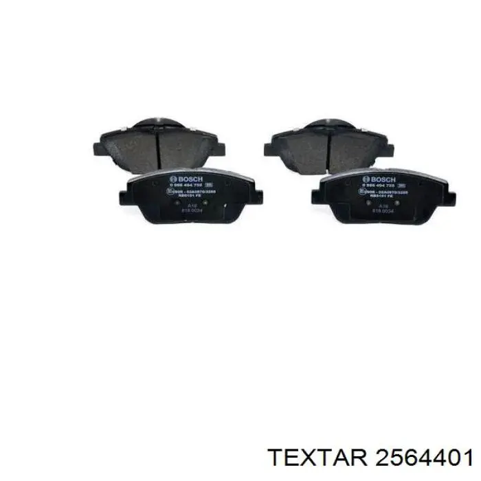 Купити 2564401 Textar Колодки гальмівні передні, дискові