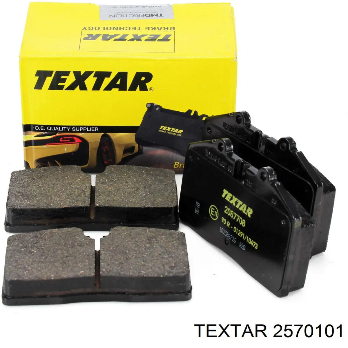 Купити 2570101 Textar Колодки гальмівні передні, дискові