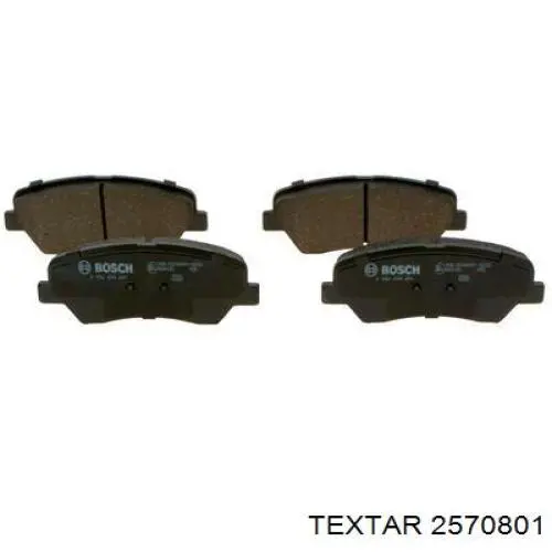 Гальмівні колодки Textar 2570801 ціна, від 26.00 USD