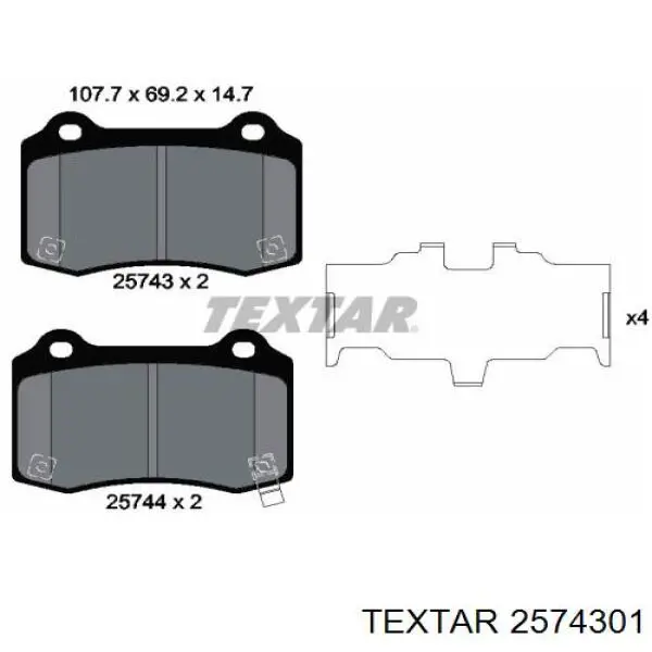 Купити GK0504 CTR Задні колодки