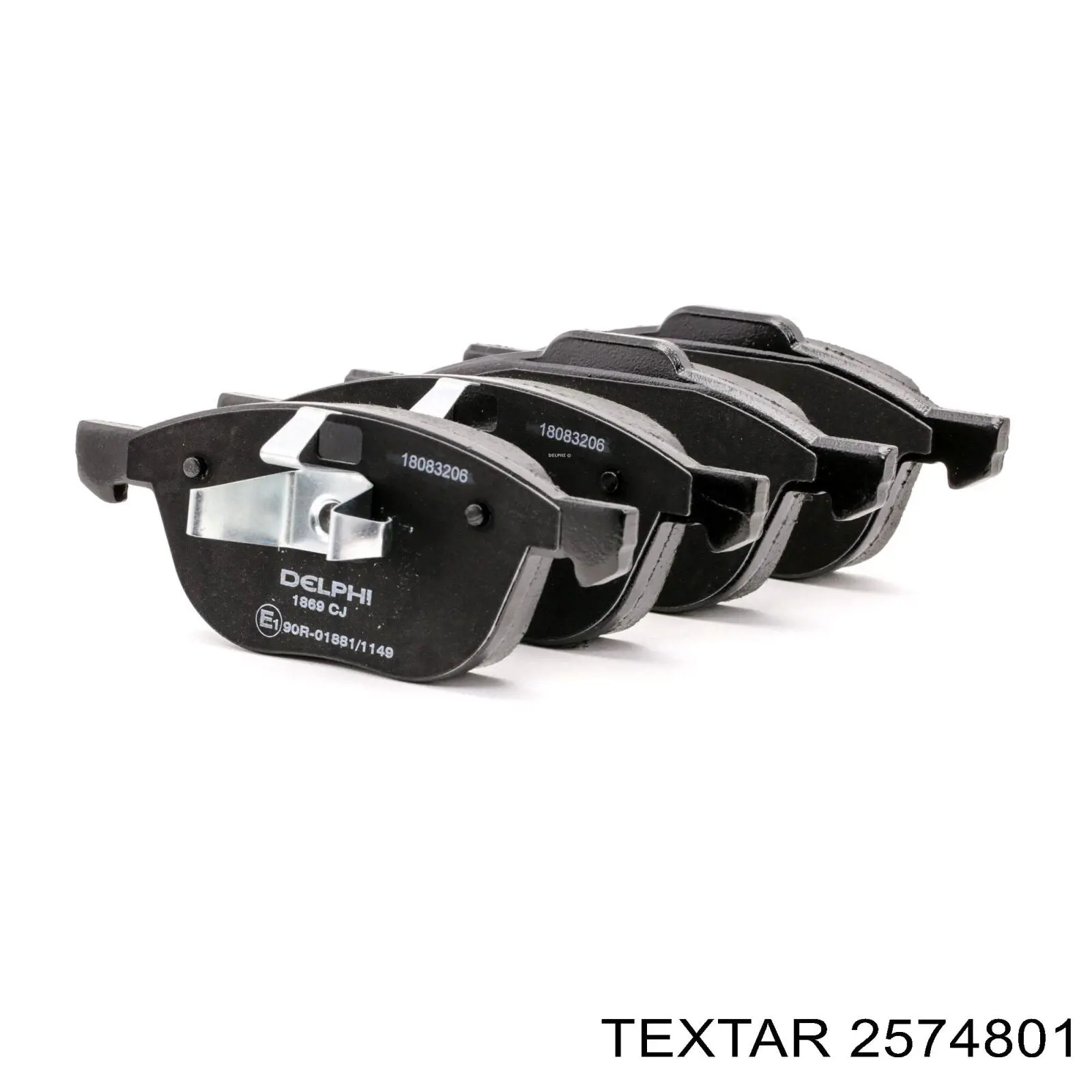 Купити 2574801 Textar Колодки гальмівні передні, дискові