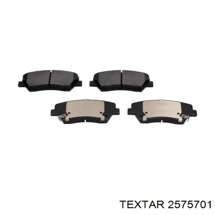 Гальмівні колодки Textar 2575701 ціна, від 42.29 USD