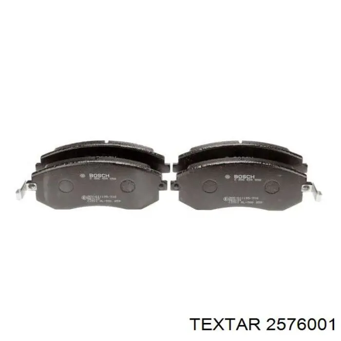 Гальмівні колодки Textar 2576001 ціна, від 27.58 USD