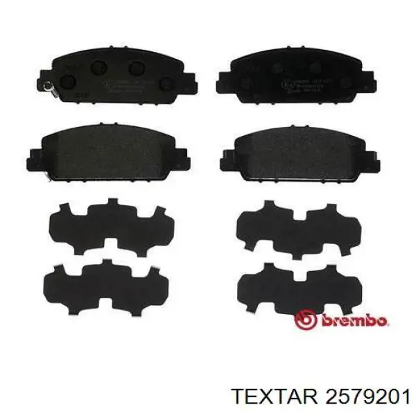 Гальмівні колодки Textar 2579201 ціна, від 33.41 USD