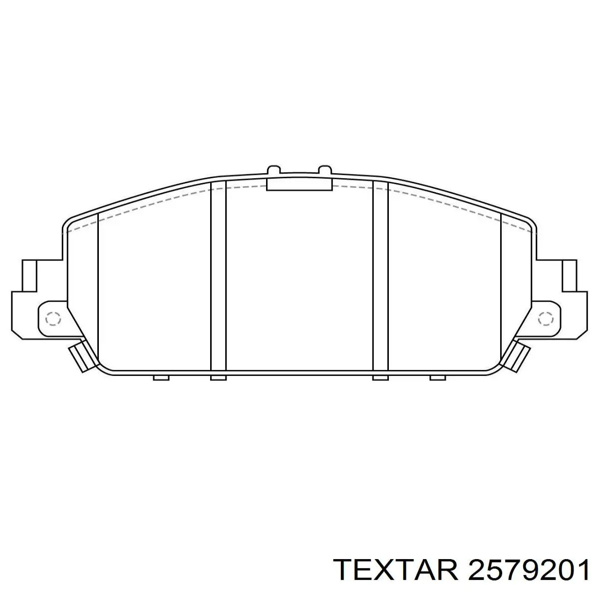 Купити 2579201 Textar Колодки гальмівні передні, дискові