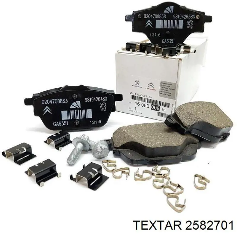 Купити 2582701 Textar Задні колодки