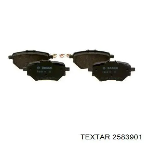 Задні гальмівні колодки Textar 2583901 ціна, від 24.42 USD