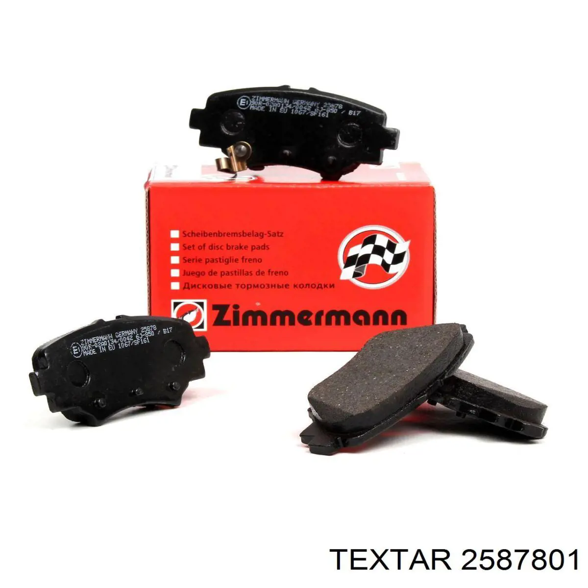 Купити 2587801 Textar Задні колодки