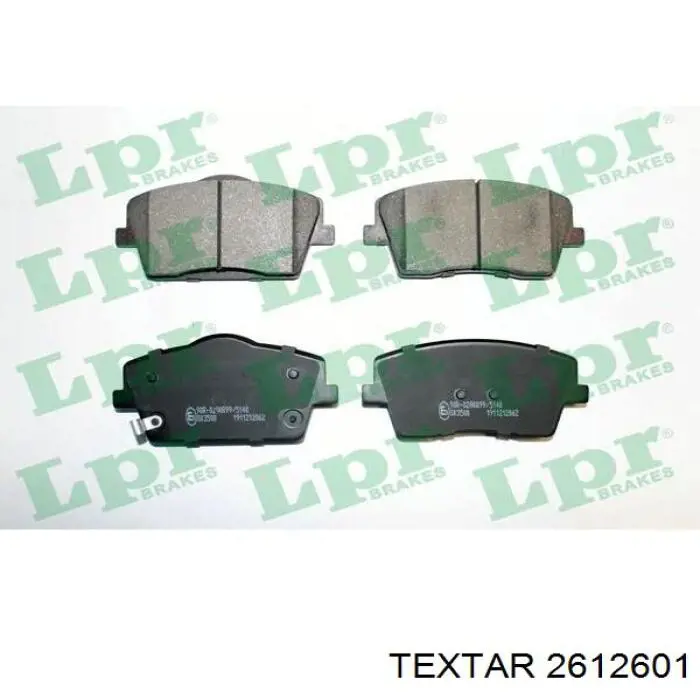 Гальмівні колодки Textar 2612601 ціна, від 51.99 USD