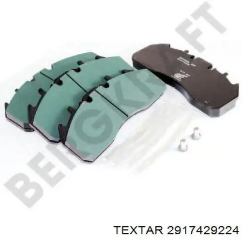 Гальмівні колодки Textar 2917429224 ціна, від 81.62 USD