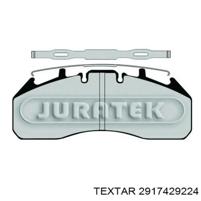 2917429224 Textar Передні гальмівні колодки