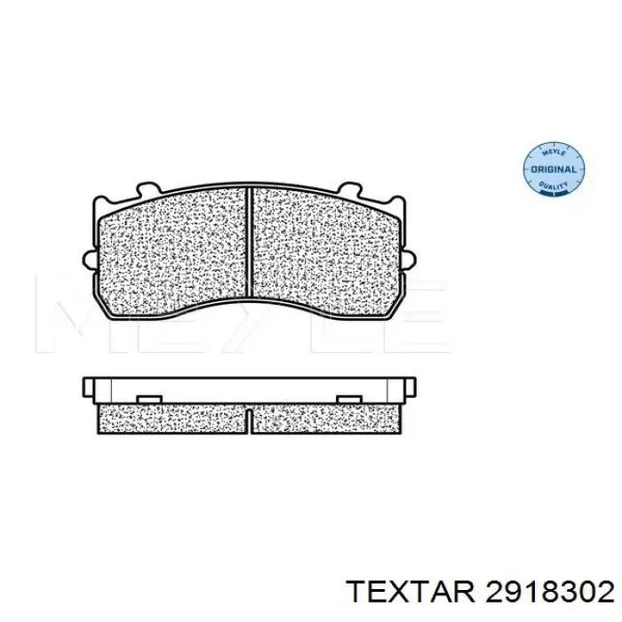 Тормозні колодки Textar 2918302