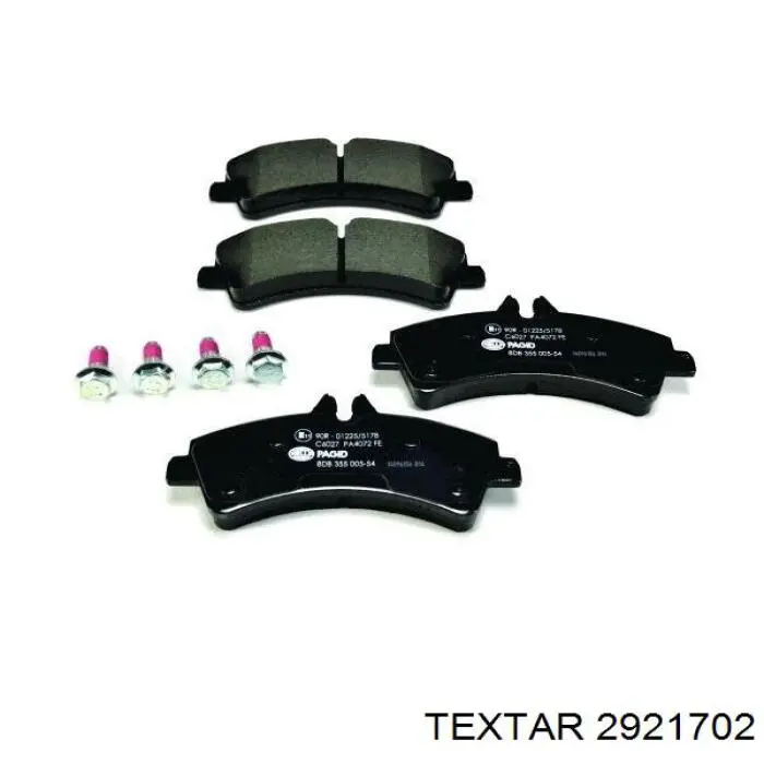 Задні гальмівні колодки Textar 2921702 ціна, від 28.10 USD