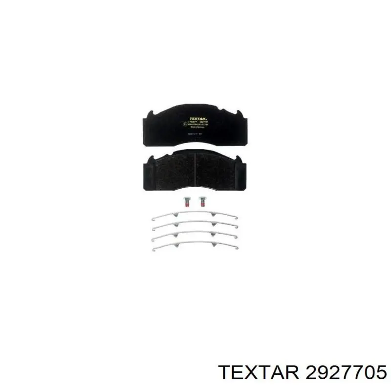 Гальмівні колодки Textar 2927705 ціна, від 78.42 USD