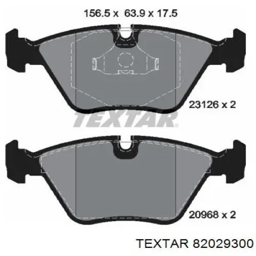 Пружинна засувка супорту Textar 82029300 ціна, від 3.21 USD
