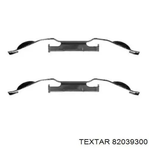 Купити 82039300 Textar Пружинна засувка супорту