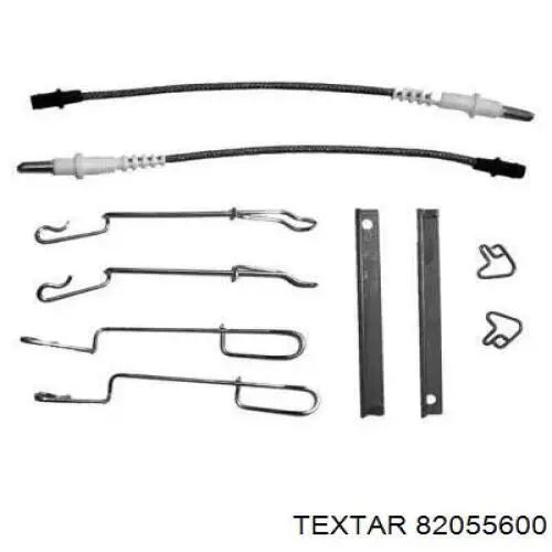 Ремкомплект гальмівних колодок A0004200402 Mercedes