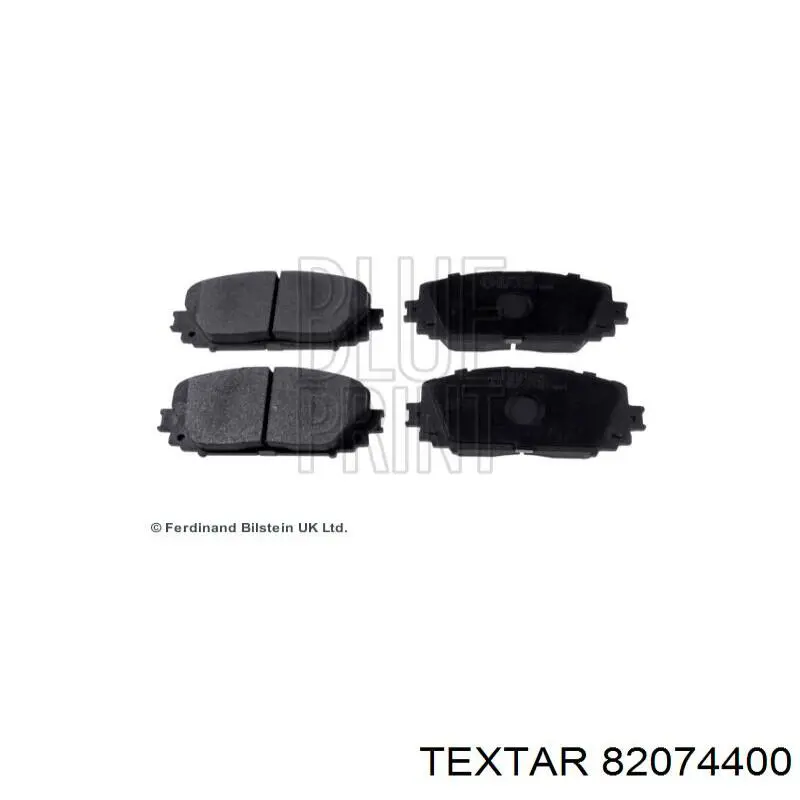 Купити 82074400 Textar Комплект пружинок кріплення дискових колодок, передніх