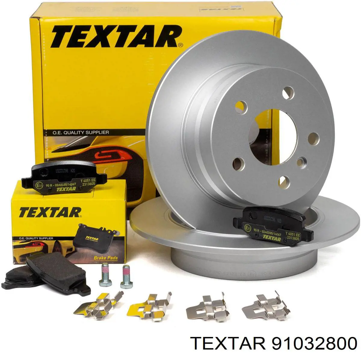 Колодки стоянкового гальма Textar 91032800