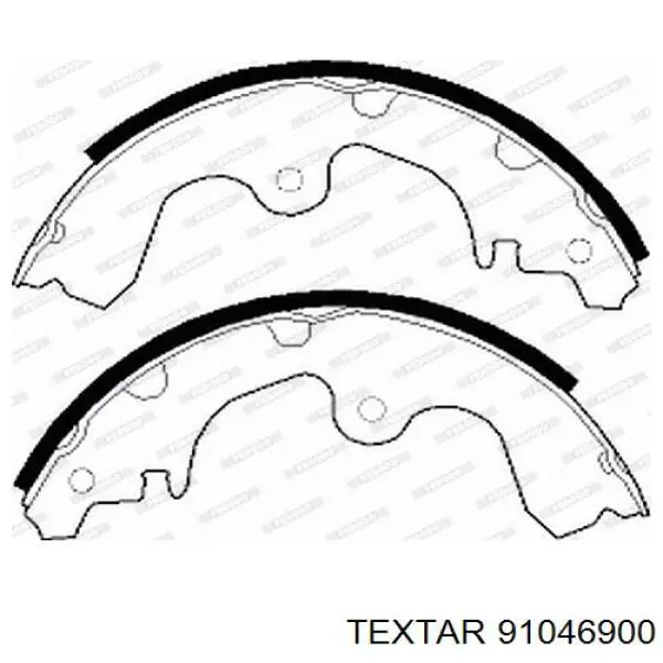 Колодки гальмові задні, барабанні Textar 91046900 ціна, від 15.38 USD