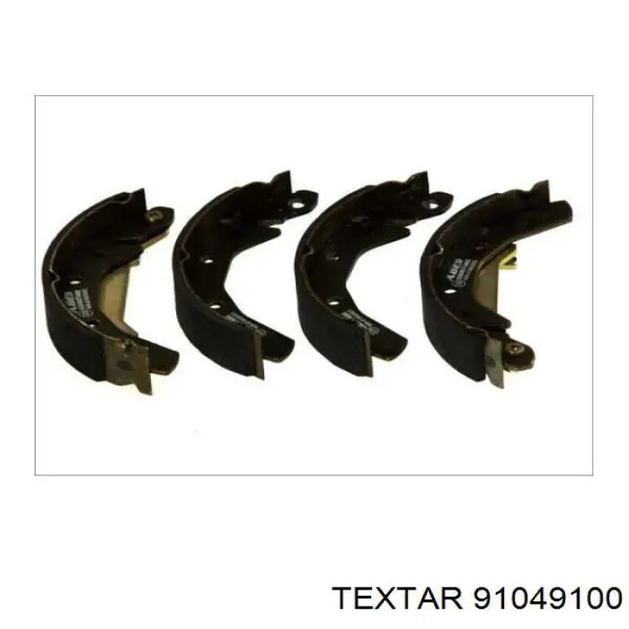 91049100 Textar Колодки гальмівні задні, барабанні