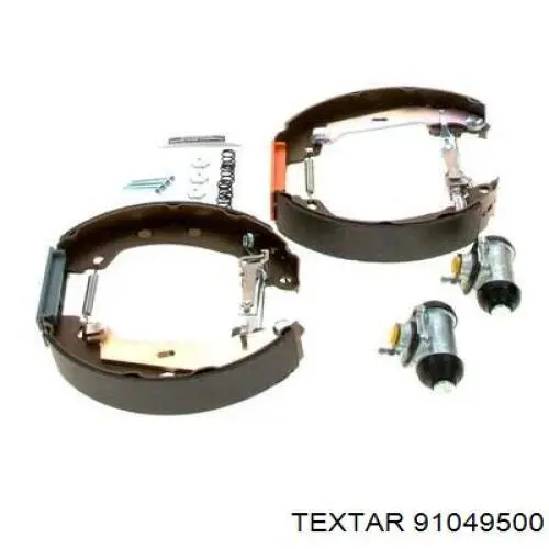 91049500 Textar Колодки гальмівні задні, барабанні