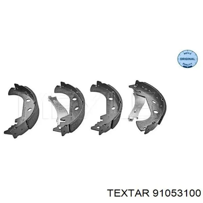 Колодки гальмові задні, барабанні 91053100 Textar