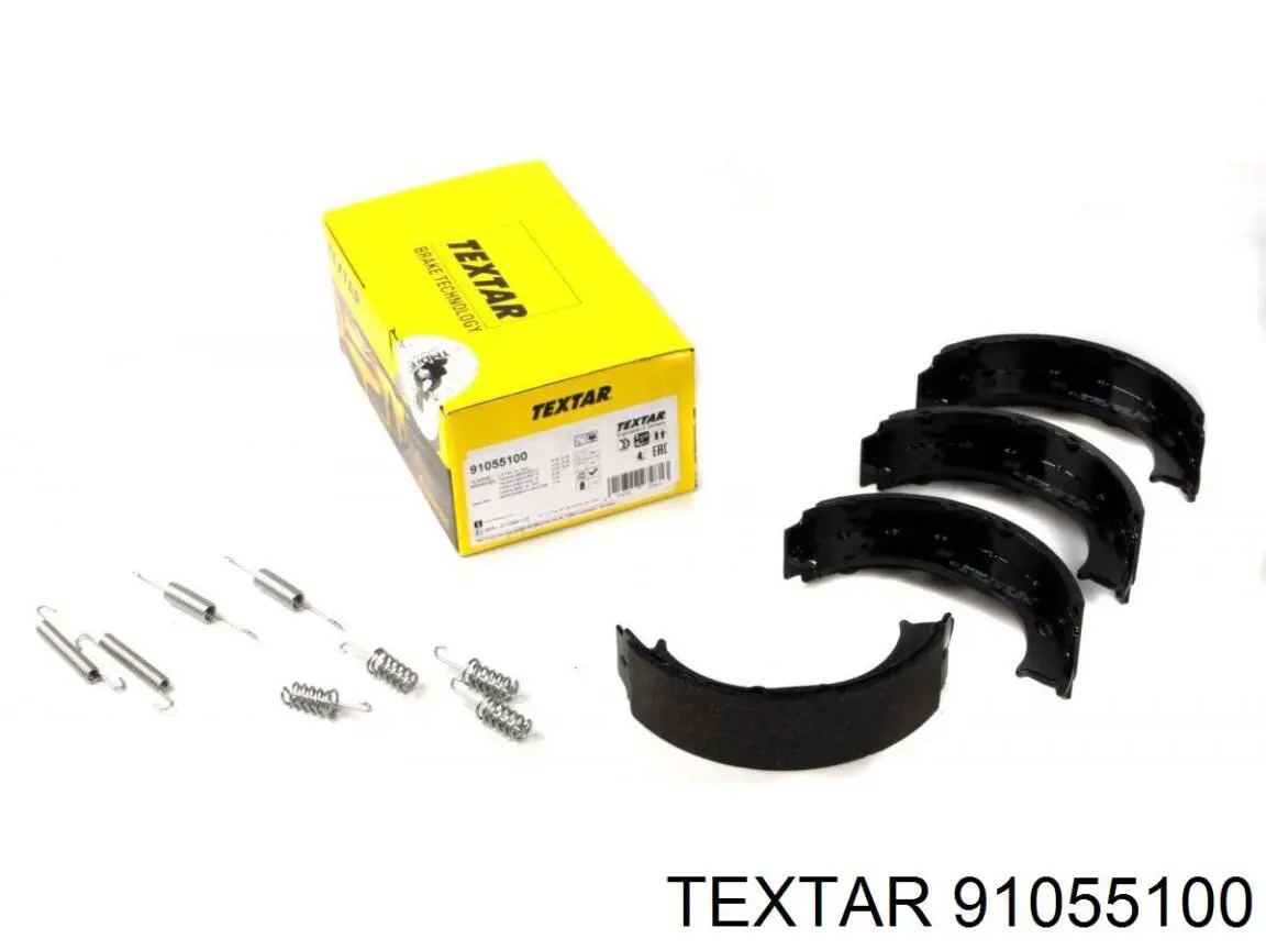 Колодки ручника / стоянкового гальма Textar 91055100 ціна, від 17.55 USD
