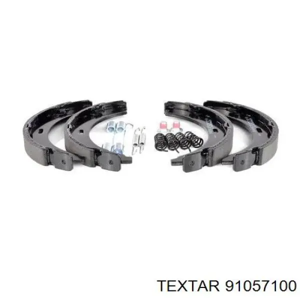 Купити 91057100 Textar Гальмівні колодки гальма стоянки