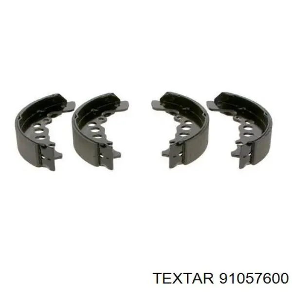 Колодки гальмові задні, барабанні 91057600 Textar