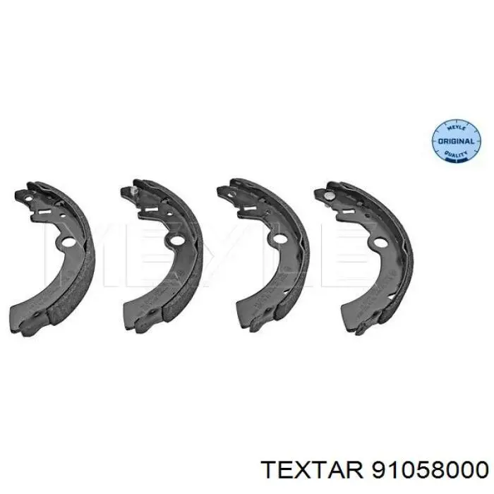 Купити 91058000 Textar Колодки гальмові задні, барабанні