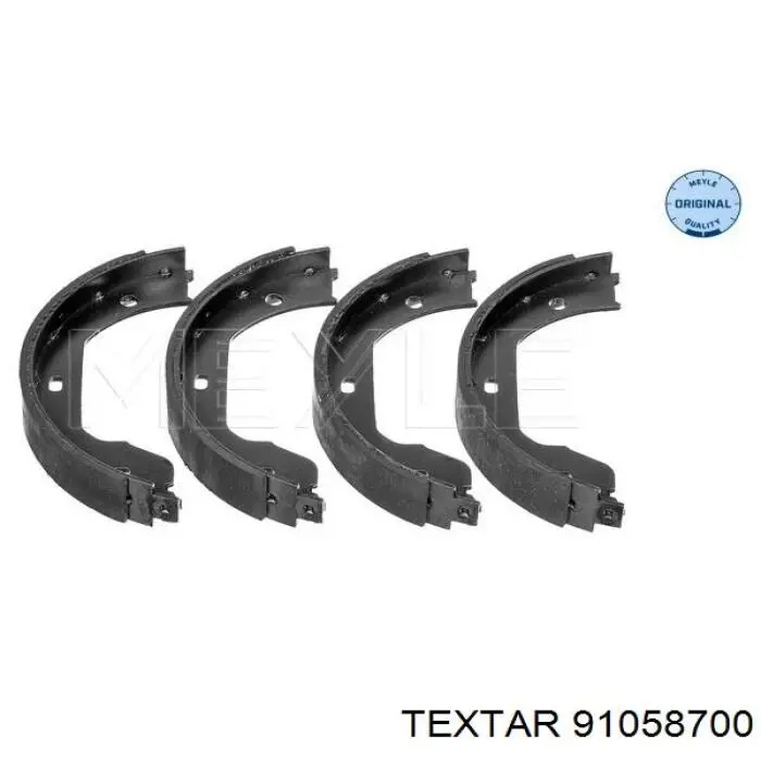 Колодки ручника 91058700 Textar
