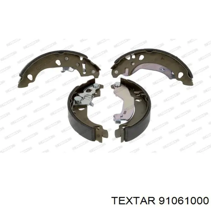 Колодки гальмові задні, барабанні 91061000 Textar