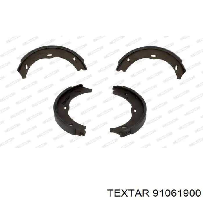 91061900 Textar Гальмівні колодки ручника