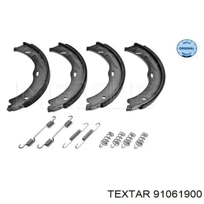 Колодки ручника 91061900 Textar
