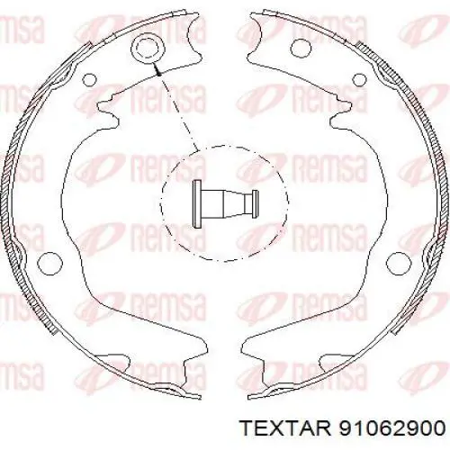 Гальмівні колодки ручника на Mitsubishi Galant VIII EA
