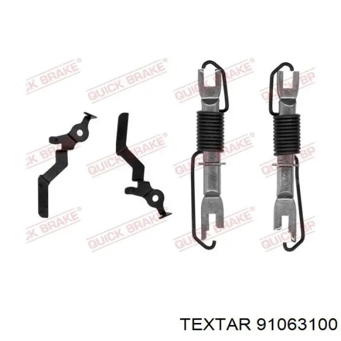 Купити 91063100 Textar Колодки гальмові задні, барабанні