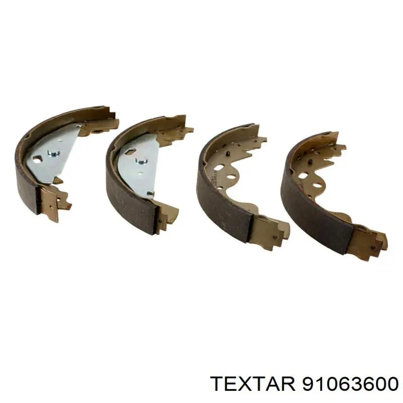 Колодки гальмові задні, барабанні 91063600 Textar