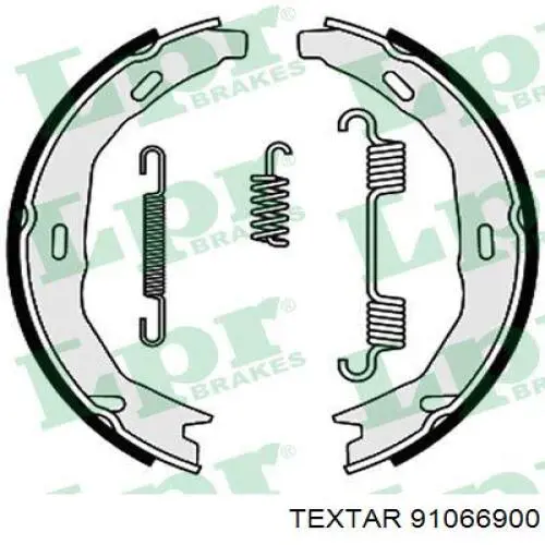Купити 91066900 Textar Гальмівні колодки гальма стоянки