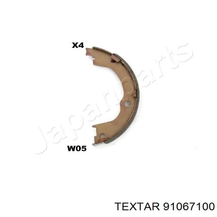 Колодки ручника 91067100 Textar